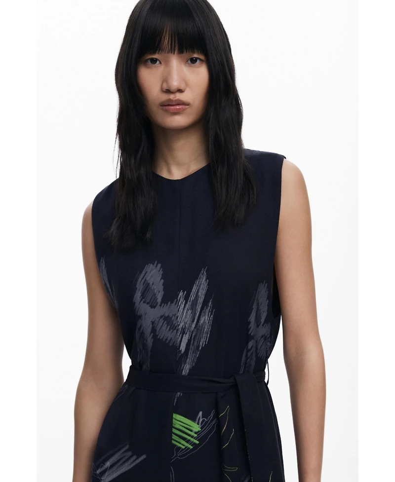 Desigual Women's Floral palazzo jumpsuit