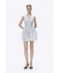 Nocturne Women's Corset Look Broderie Mini Dress
