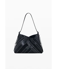 Desigual Women's Medium faux leather bag with buckles