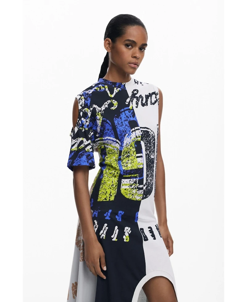 Desigual Women's Asymmetric dress