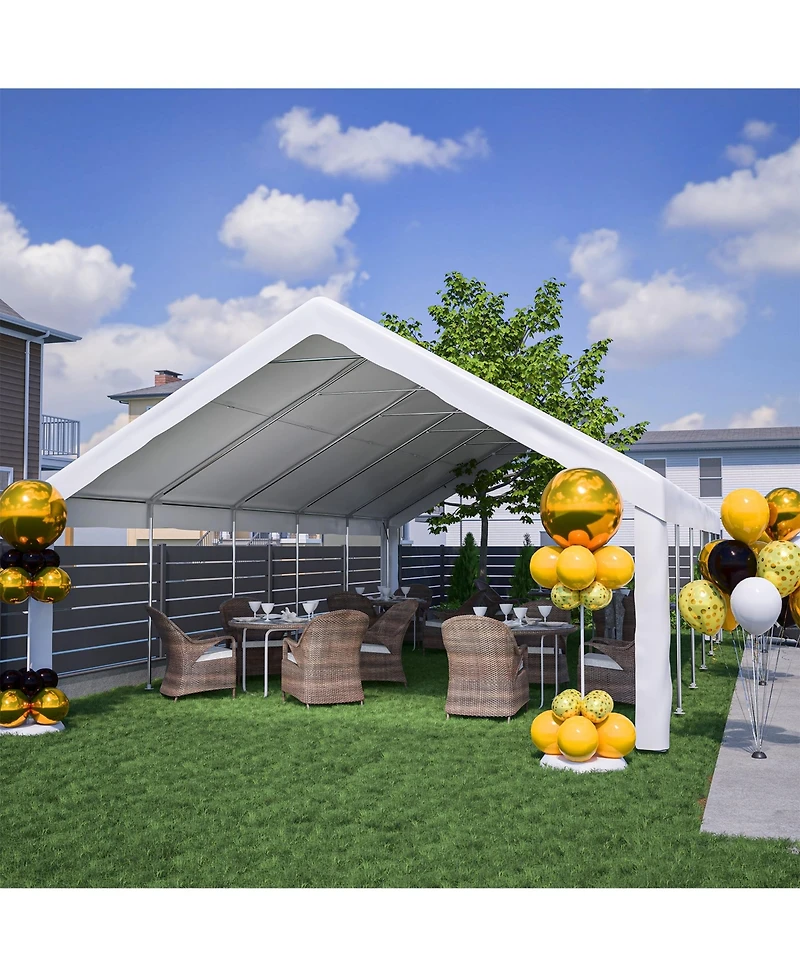 Mondawe 20x32ft Party Tent with Removable Walls - Waterproof Outdoor Canopy for Weddings & Events