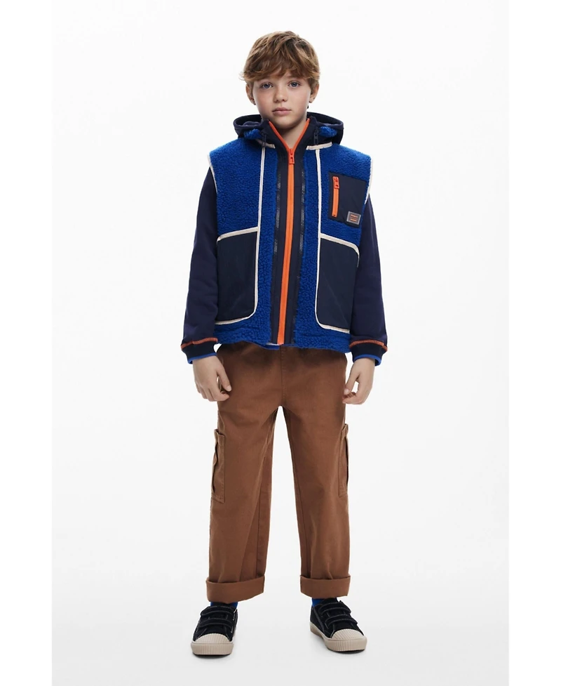 Desigual Boys Boys's Detachable shearling jacket