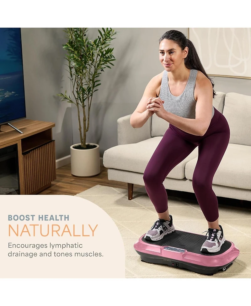 Lifepro Waver Vibration Plate – Full-Body Workout Machine with Loop Bands, 99 Speeds, for Muscle Activation, Toning, and Recovery