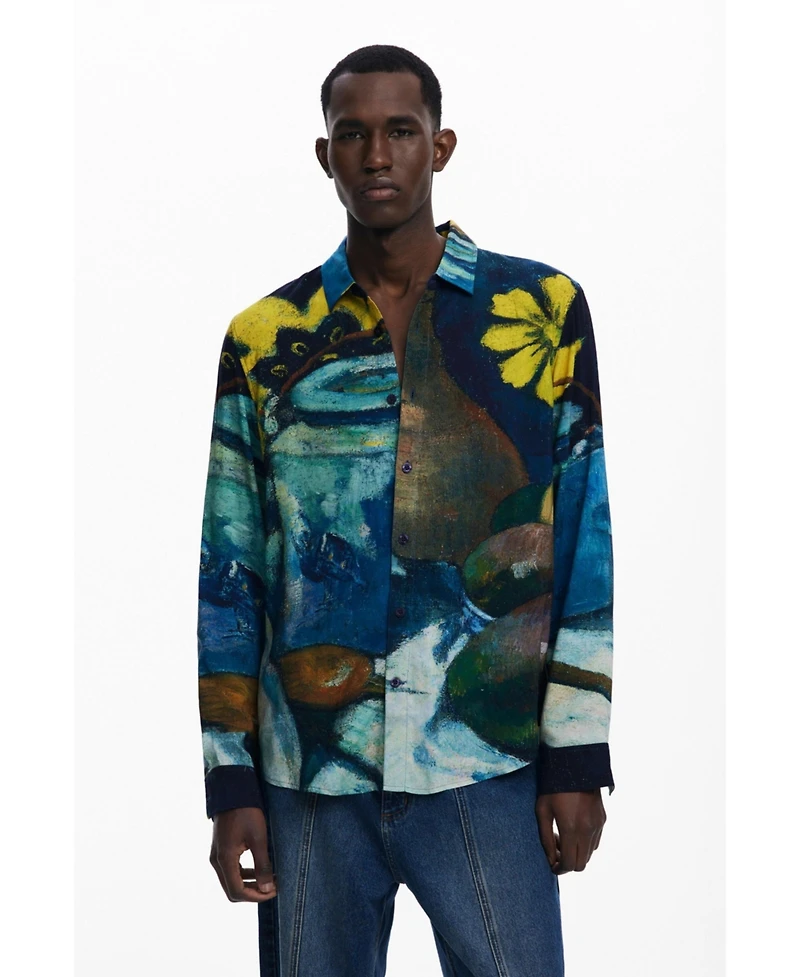 Desigual Men's Long-sleeve shirt bodegon