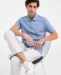 Alfani Men's Micro-Lattice Polo Shirt