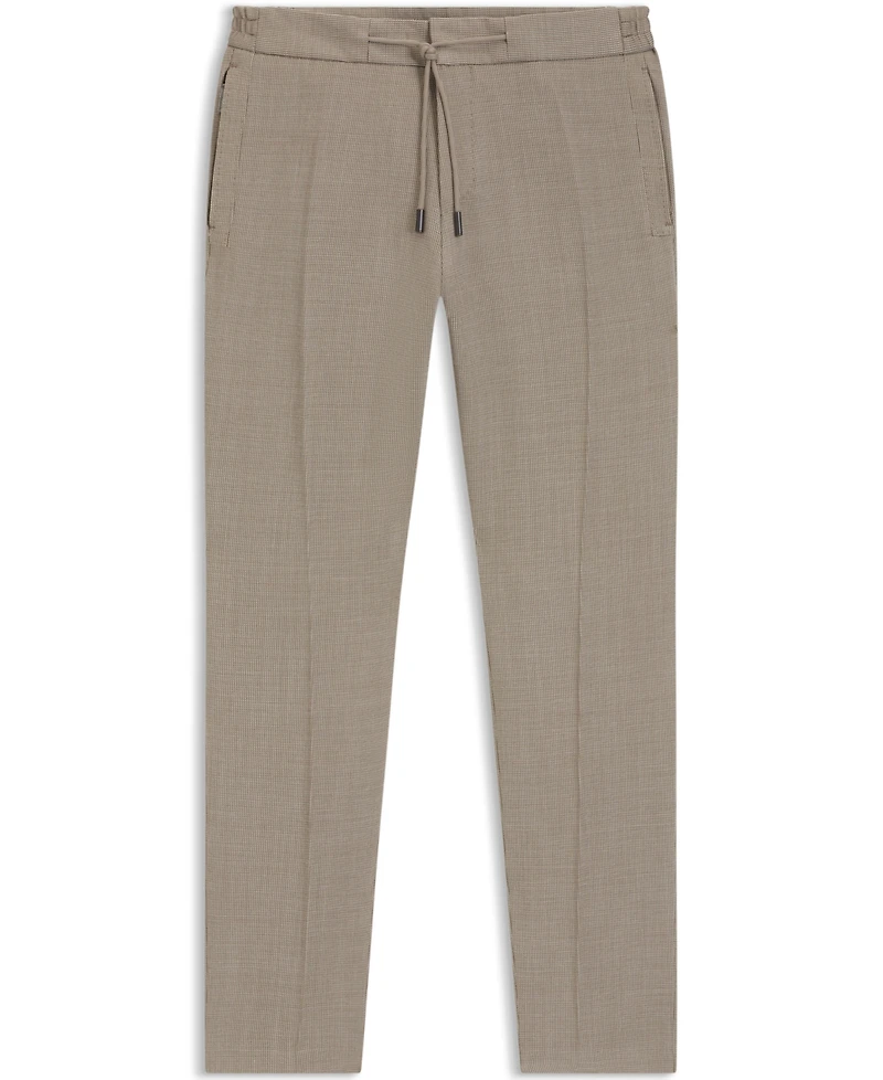 Boss by Hugo Boss Men's Wool Silk Patterned Slim-Fit Pants