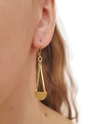 Minu Jewels Gold-Tone Open Drop Earrings