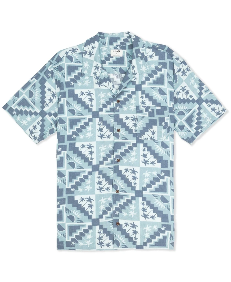 Hurley Men's Laguna Camp Short Sleeve Shirt