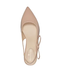 Bandolino Women's Alilac Bow Slingback Kitten Heel Pumps