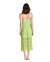 endless rose Women's Lace Cami Midi Dress