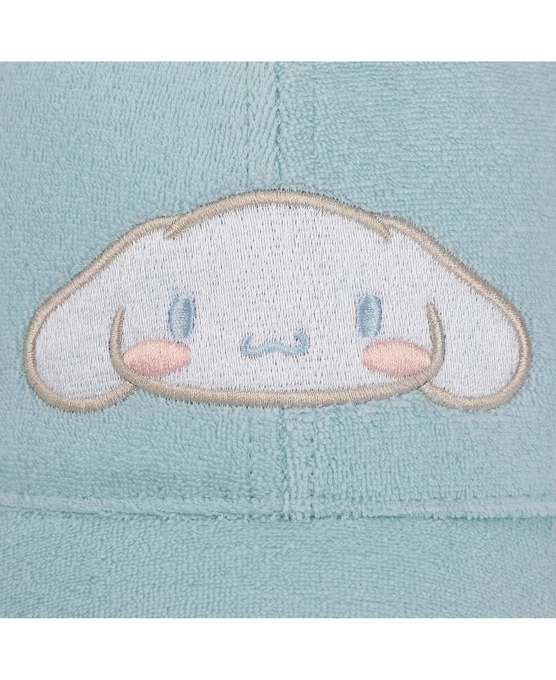 Cinnamoroll Embroidered Character Head Art Adult Blue Baseball Cap
