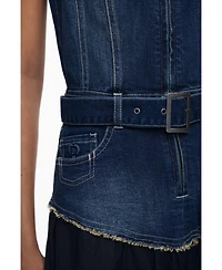 Desigual Women's Denim combined dress
