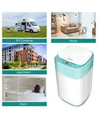 Costway 8lbs Portable Fully Automatic Washing Machine W/ Drain Pump