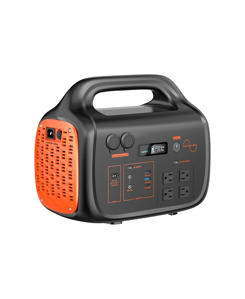 Mondawe 1800W Power Station - 0.02s Ups, 1.5H Fast Charge, 3000+ Cycles