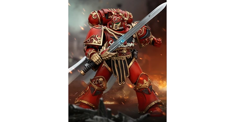 Warhammer Blood Angels Legion Praetor with Paragon Blade 1/18 Scale | Warhammer: The Horus Heresy | Joy Toy