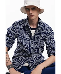 Desigual Men's Long-sleeve checkered shirt