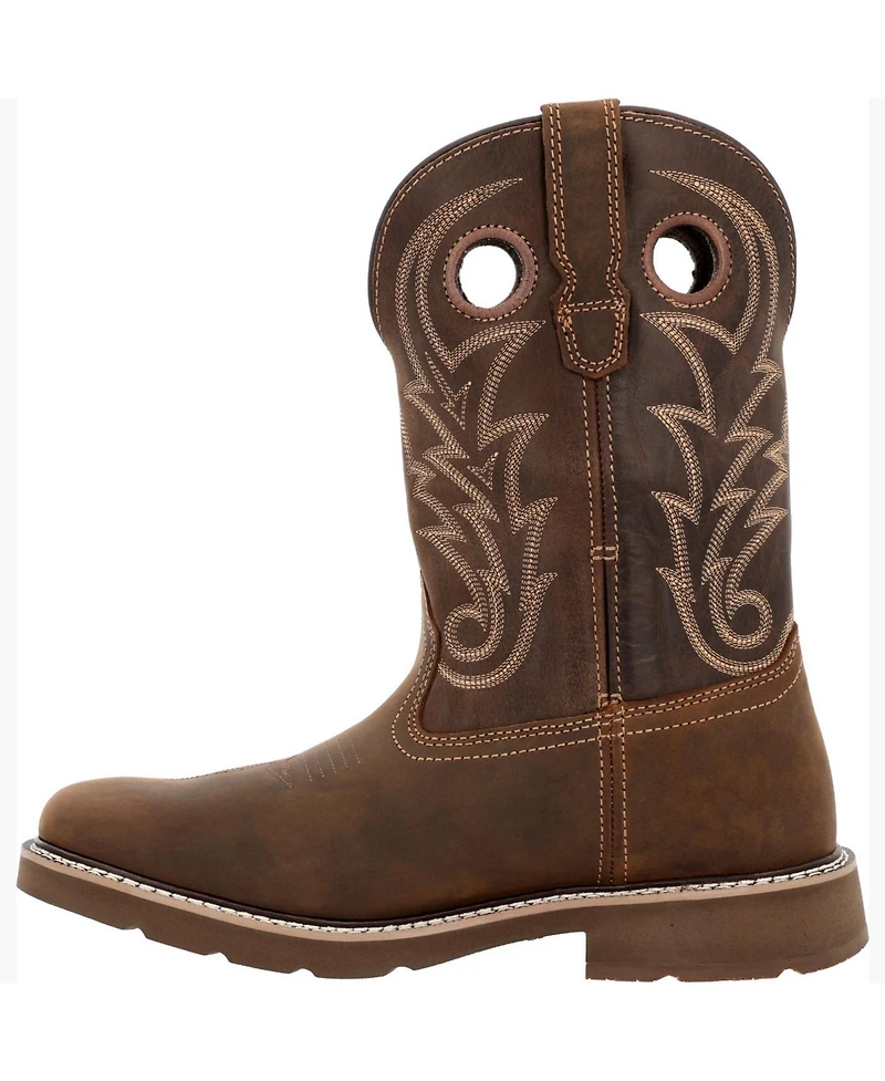 Georgia Boot Men's Core 37 Western 11" Waterproof Pull-On Work