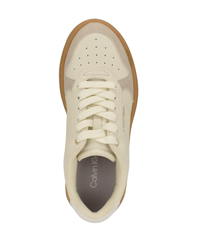 Calvin Klein Women's Prizin Round Toe Sneakers