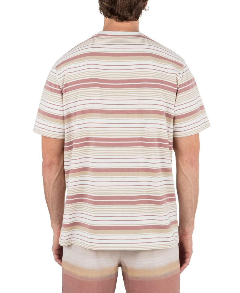 Hurley Men's Naturals Stripe Short Sleeve T-Shirt