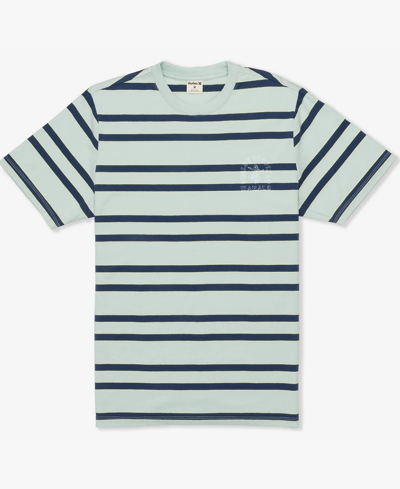 Hurley Men's Naturals Stripe Short Sleeve T-Shirt