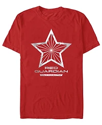 Fifth Sun Men's Red Guardian Logo Short Sleeve T-Shirt