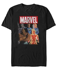 Fifth Sun Men's Marvel Team F4 Short Sleeve T-Shirt