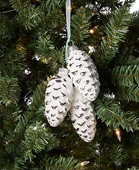 Holiday Lane Nordic Wonderland Pinecone Cluster Ornament, Macy's Exclusive