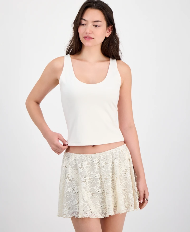 Hippie Rose Juniors' Scoop-Neck Tank Top