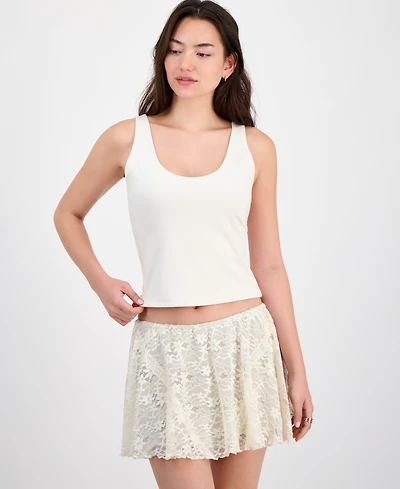Hippie Rose Juniors' Scoop-Neck Tank Top