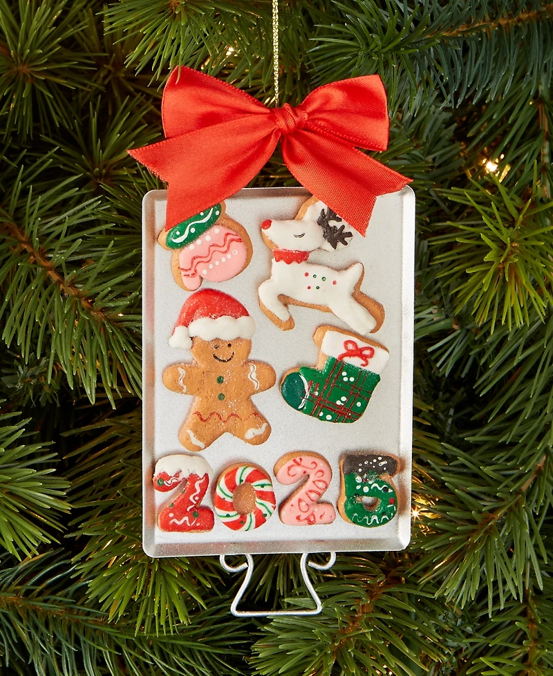 Holiday Lane Gingerbread Village 2025 Cookie Tray Ornament, Macy's Exclusive