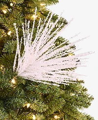 Holiday Lane Iced Delight Glitter Spray Pick Ornament, Macy's Exclusive