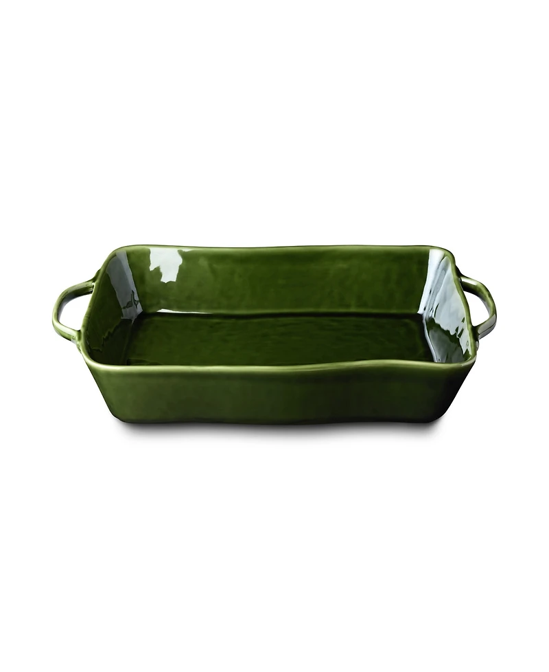 Certified International Verde Large Rectangular Baker