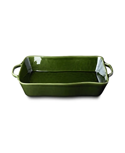 Certified International Verde Large Rectangular Baker