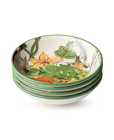 Certified International Harvest Fields Soup Bowls, Set of 4