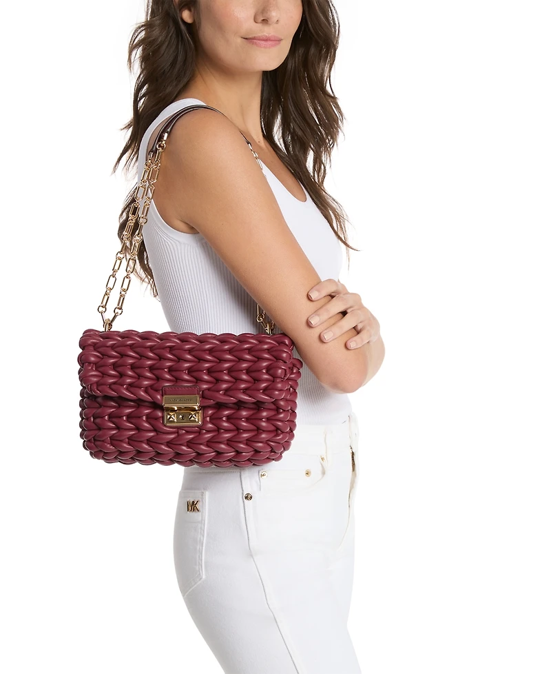 Michael Kors Tribeca Small Convertible Chain Shoulder Bag