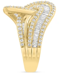 Effy Lab Grown Diamond Statement Ring (1-3/8 ct. t.w.) in 14k Yellow Gold