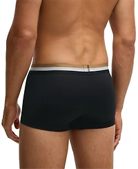 Boss by Hugo Men's Motion 3-Pk. Stripe Logo Waistband Trunks