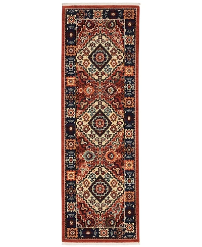 Oriental Weavers Lilihan 2061V 2'x6' Runner Area Rug