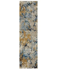 Oriental Weavers Evolution 0980A 2'3"x8' Runner Area Rug