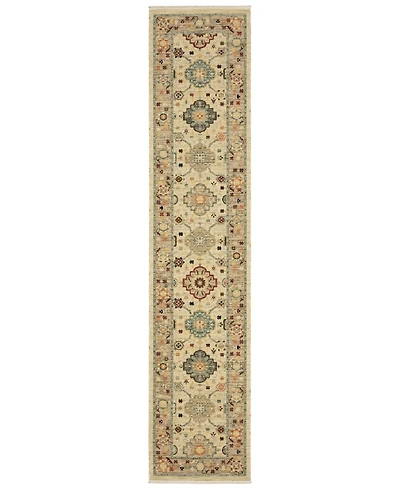 Oriental Weavers Lilihan 4601W 2'6"x12' Runner Area Rug