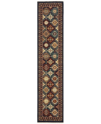 Oriental Weavers Lilihan 003B6 2'6"x12' Runner Area Rug