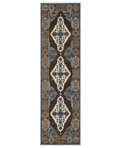 Oriental Weavers Ellington ELL06 2'3"x7'6" Runner Area Rug