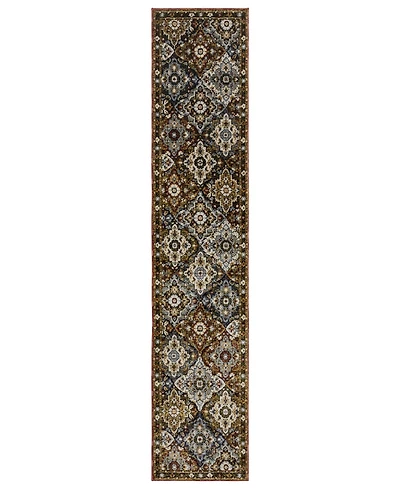 Oriental Weavers Andorra 2408A 2'6"x12' Runner Area Rug