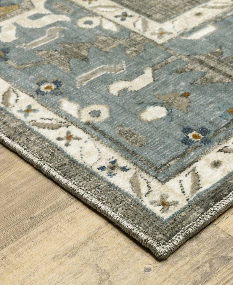 Oriental Weavers Ellington ELL09 2'3"x7'6" Runner Area Rug