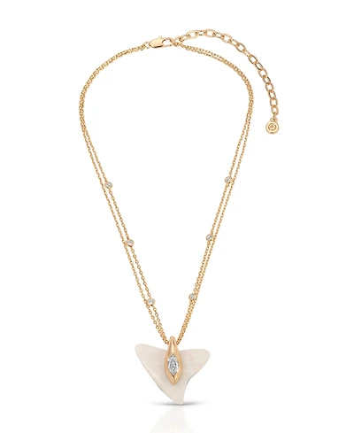 Ettika Deep Ocean Shark Pendant Necklace