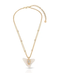 Ettika Deep Ocean Shark Pendant Necklace