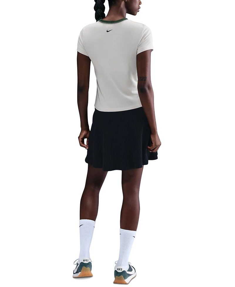 Nike Sportswear Women's Chill Knit Slim Cropped T-Shirt