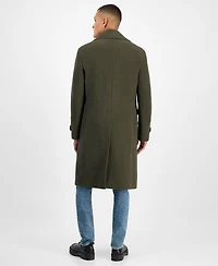 Ted by Baker Men's Modern Fit Melange Overcoat