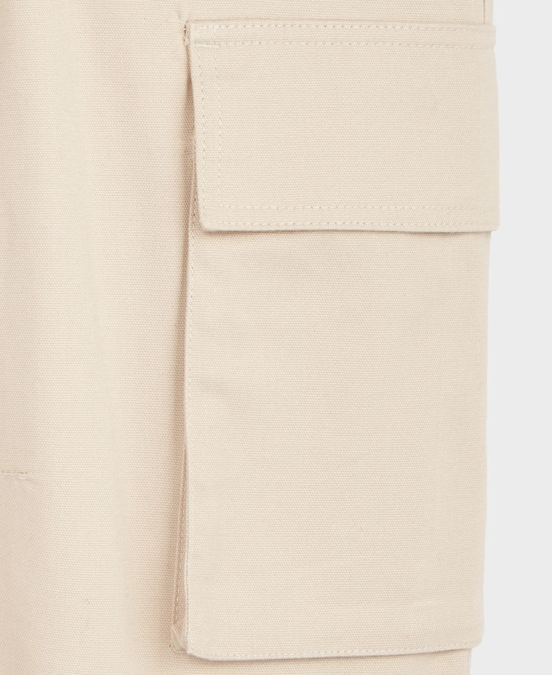 Mode of One Men's Relaxed Canvas Cargo Pants, Macy's Exclusive