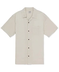 Hurley Men's Laguna Camp Embroidered Short Sleeve Shirt